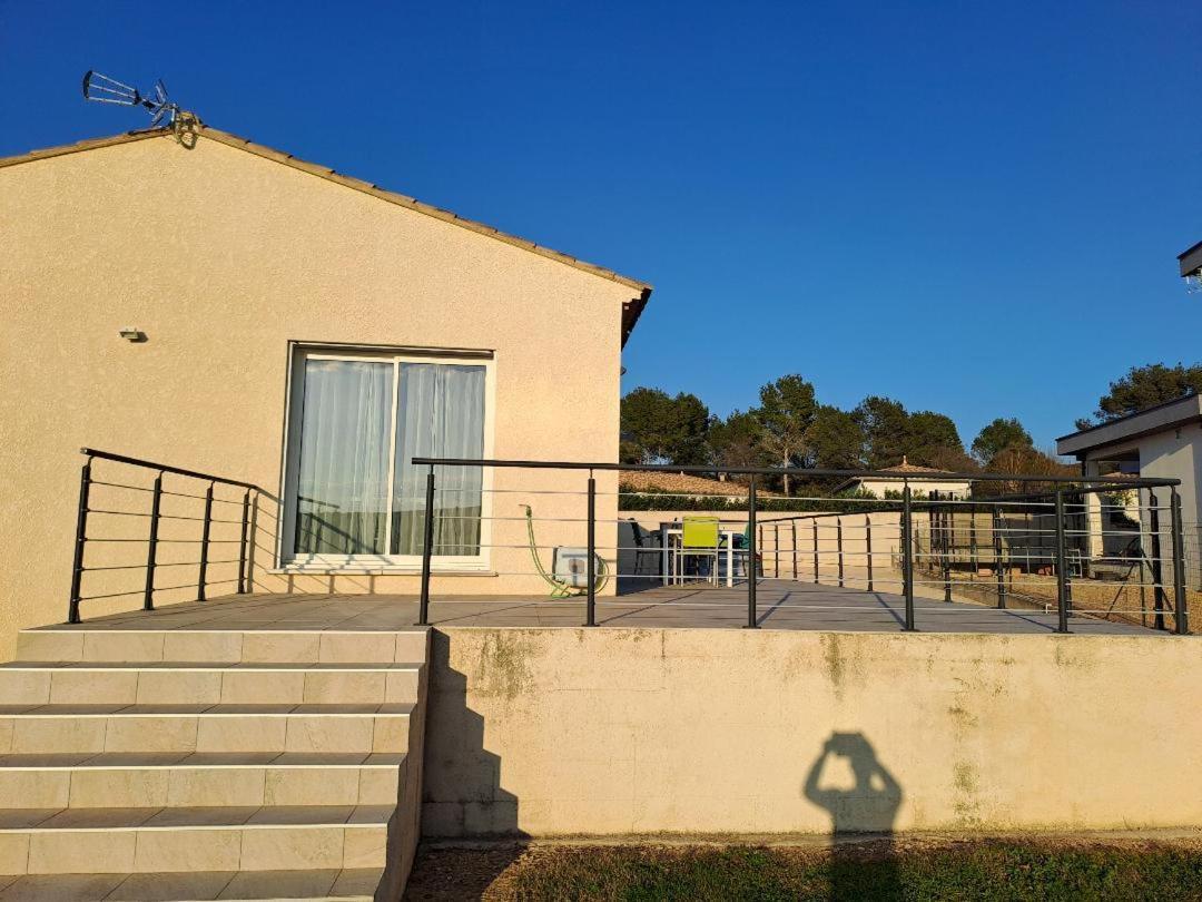 Villa Familiale Avec Piscine, Jardin A 10 Mn D'Uzes Flaux エクステリア 写真